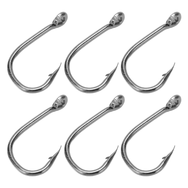 50 st fiskekrok för Iseama högkolstål fiskkrok med hullingar typ för utomhusaktiviteterTyp 7#