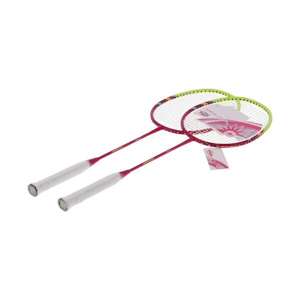 2 Badmintonracketar för spelare, lätta racketar i kolfiber för vuxna med bärväska