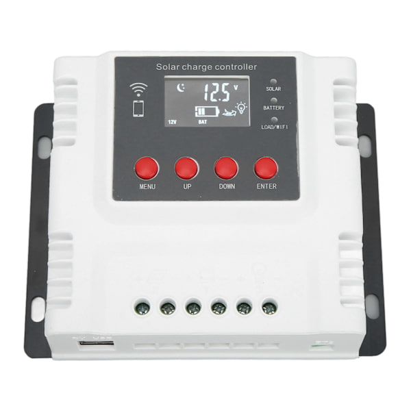 12V 24V 48V Aurinkolatauksen Ohjain Ylilataussuoja Aurinkopaneeli Akun Säädin LCD-näytöllä 40A