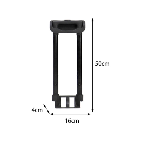 Rejsebagage Trækstang Trolley Bagagedel Kuffert Teleskophåndtag 50CM x 16CM x 4cm-