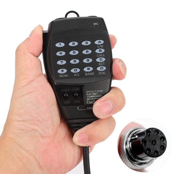 EMS‑57 DTMF 8-pinners håndmikrofon for Alinco DR‑135 DR‑635 DR‑435 DR‑235 MIC med tastatur