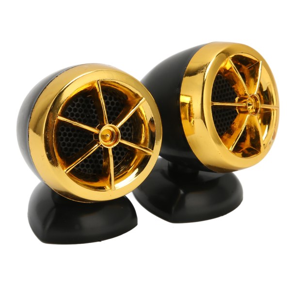 2kpl Dome Diskantti kaiutin 1200W Erittäin herkkä universal auton äänijärjestelmille Gold