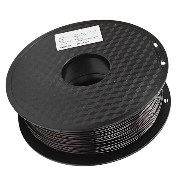 3D Printer Filament 1.75mm PLA Filament Violet Farve Filament Printmateriale Forbrugsvare kompatibel med DIY