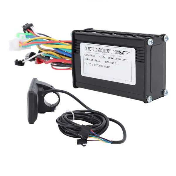 Elektrisk cykelstyringskit 17A 3 tilstande hastighedsstyring 22,2 mm diameter EN05 panel til 250W til 350W motor DIY cykel