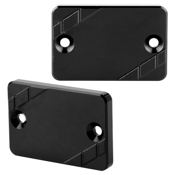 2 stk. Dæksel til bremsevæskebeholder foran og bag, passer til Honda CB300F CBR500R CB500F CB500X, sort