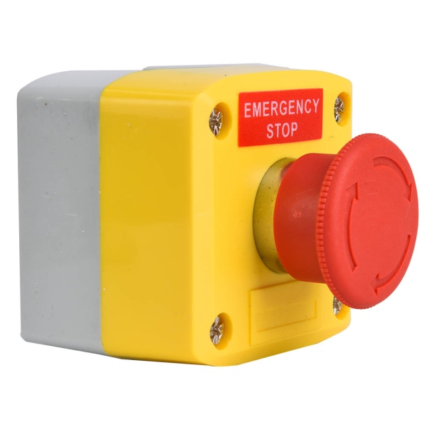 Punainen merkki hätäpysäytyspainikekytkin IP65, vedenpitävä SP A001