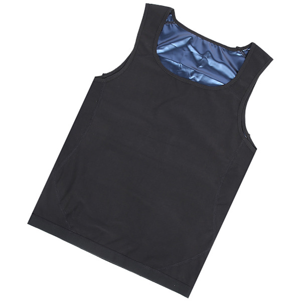Män Man Sweat Vest Shapewear Fitness Bastu Workout Quick Dry Shapewear Västar/M