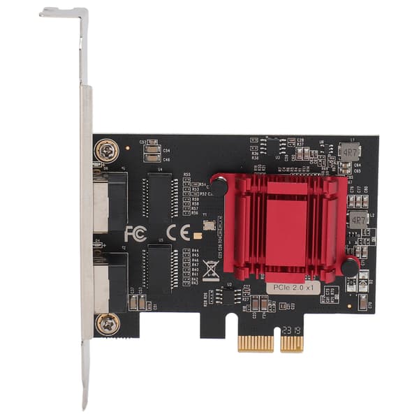 PCIe X1 Netværkskort Professionel RJ45 Dobbelt Port PCIe Gigabit Ethernet Server Adapter til Desktop PC Computer