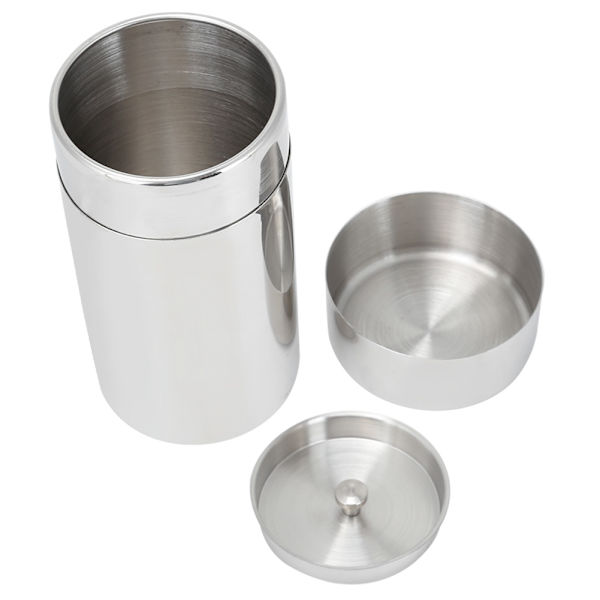 Bærbar 304 rustfrit stål forseglet teblad opbevaringskrukke beholder kaffebønnebeholder L størrelse 550ml