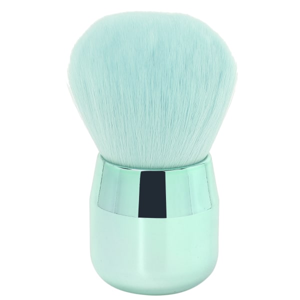 Enkel Elegant Foundation Løs Powder Brush Reise Bærbar Mykt hår Kosmetisk børste Makeup Tool Grønn