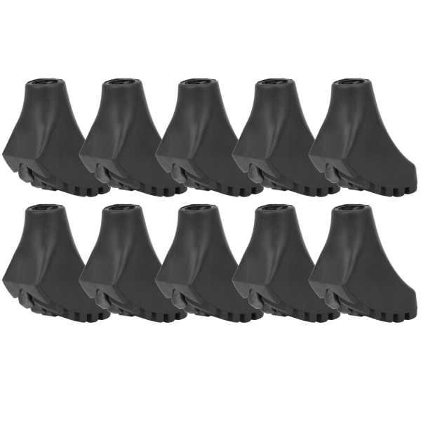 10 stk Walking Stick Pad PVC Vandrestang spids endebeskytter til udendørs vandreture