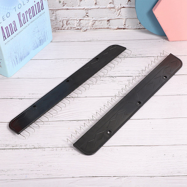 2 st Hängare Rack Stickning Kit Broderi Tillbehör Hantverk Svart för Stickmaskin
