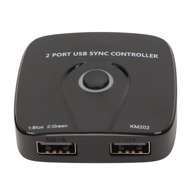 2 i 1 USB-växelväljare Multifunktionell stabil överföring KM USB-synkroniseringsväxelkontroll USB-delningsväxel
