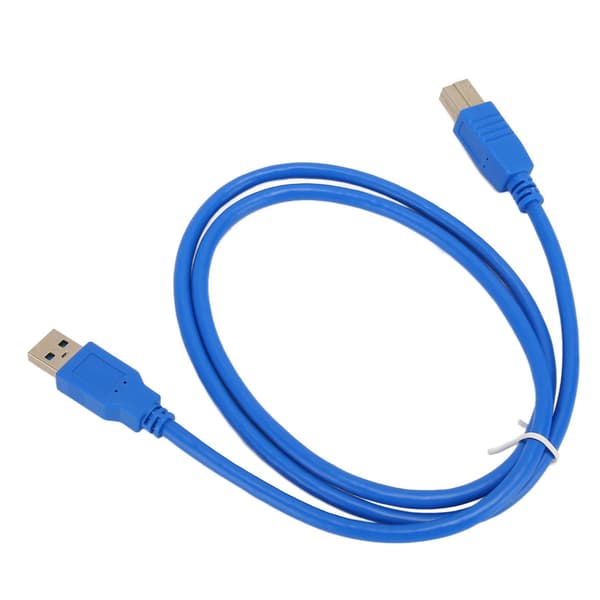 USB3.0 Printer Datakabel Han til Han USB A til B Transmissionskabel Firkantet Port Høj Hastighed 1 Meter