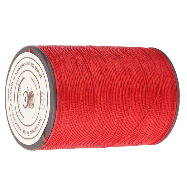 0,45 mm lädersömnadsvaxsnöre 160m/rulle Handarbete Stickning Hantverksvaxtråd Röd Red
