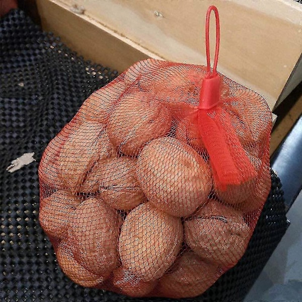 Gjenbrukbar Nettpose, 200 Stykker Nylon Mesh Grønnsaksnettpose, Frukt- og Grønnsaksemballasjenett, For Eggnettpose, Fruktnettpose