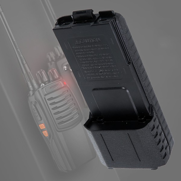 Utvidet ABS Walkie Talkie Batteriboks 6xAA Batteriboks for UV‑5R UV‑5RE UV‑5RA