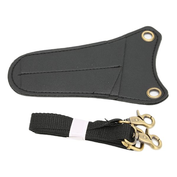 Saxväska Lätt Bärbar Läder Sax Holster för Salong Frisör Frisör Frisör