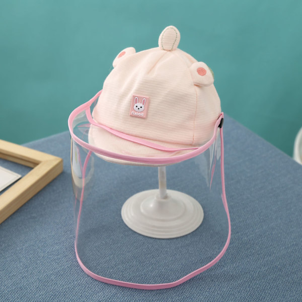 Baby Face Guard Avtakbar Barn Face Guard Hat Avtakbar Transparent Face Guard Rosa