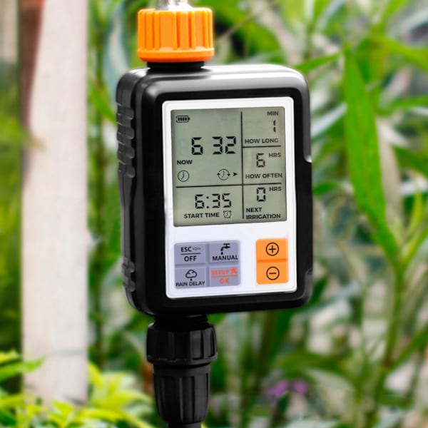 Automatisk smart LCD-display elektronisk havevandingstimer vandingsanlæg controller