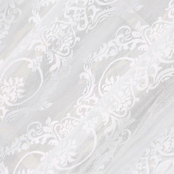Rumdeler Dørgardin Voile - Ekstra Lang Voile Gardin med Øjer, Skydedørs Partition, Tykke Gardiner, Privatlivsbeskyttende Netgardin, 1 Panel, B 1