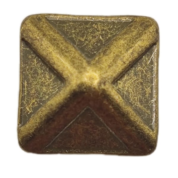 70 dekorative søm, antikke bronze messing 12 mm
