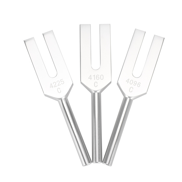 3 stk C4096 / C4160 / C4225 Aluminiumslegering stemmegaffel lydhealing terapi værktøjssæt
