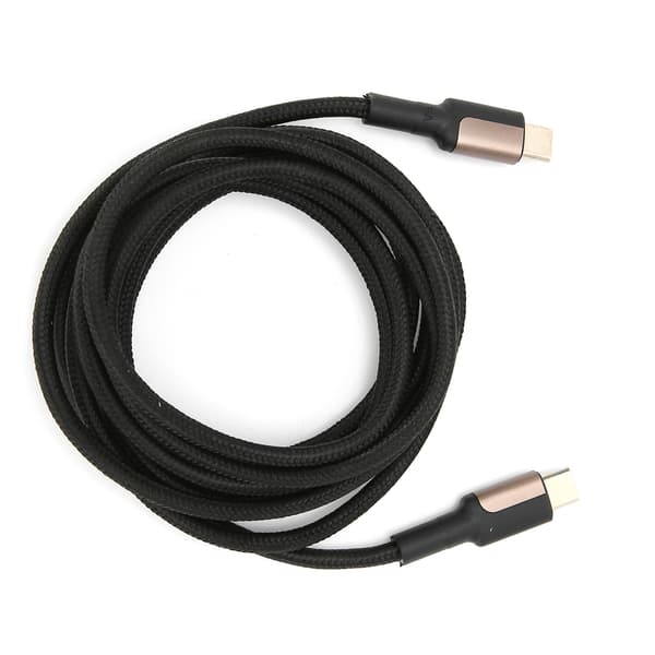 KUULAA PD Lade-datakabel Nylonflettet ledning 100W 5A Superrask ladeledning 2m