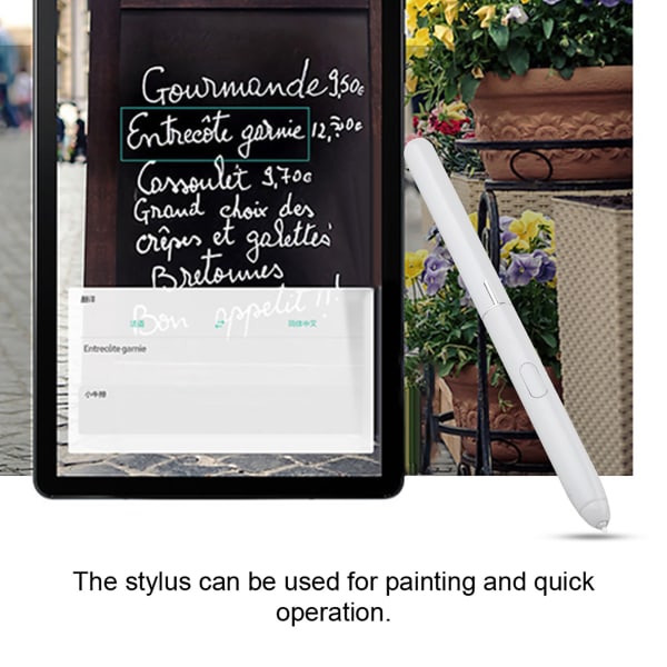 Touch Stylus S Pen Erstatning for Samsung Galaxy Tab S4 SM-T835 T830 Hvit