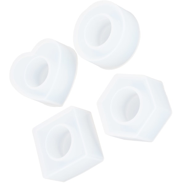 Krystal Epoxy Opbevaringsboks Form DIY Hexagonal Rund Firkantet Spisebord Håndklæde Spænde Silikoneform