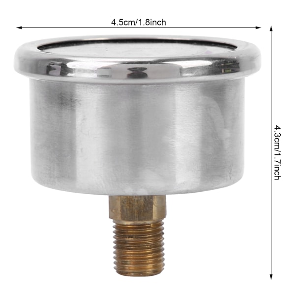 0-6000PSI 0-40MPa Ilmapumppu Paine Mittari Sukelluslaitteet Manometri Mitta