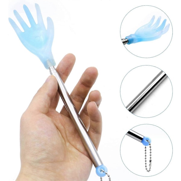 5 st Unik fingerliknande design, portabel ryggkliare, lämplig för vuxna män och kvinnor