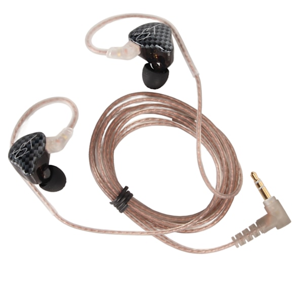 KZ ZST Monitor Earbuds 3,5 mm vinkel stik støjreduktion 1BA 1DD HiFi kablet monitor hovedtelefon til Android til Ipod kulfiber standard