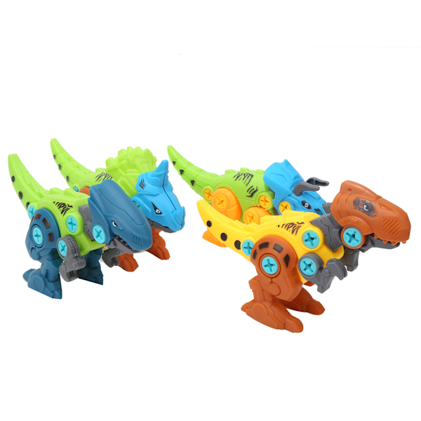DIY-montering dinosaurie leksak set skruv mutter kombination montering dinosaurie modell leksak 4 stilar