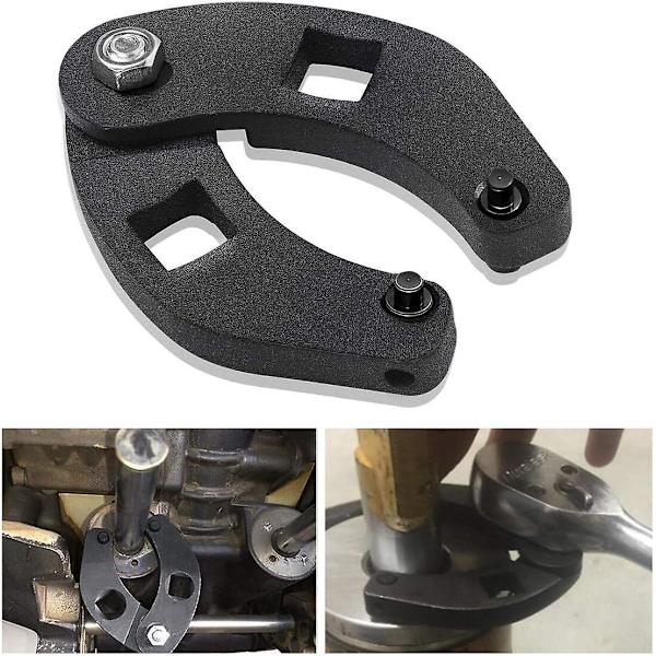7463 Justerbar topnøgle med 1/4\" og 7/32\" diameter pin huller til 1\" til 3-3/4\" gevindmøtrikker til mindre møtrikker på konstruktioner