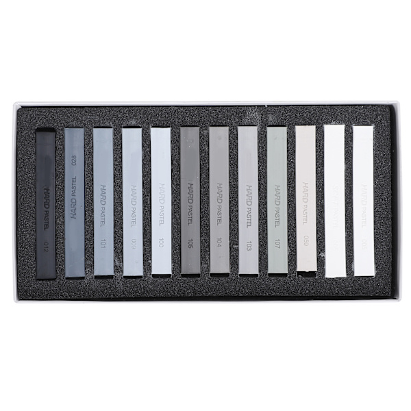 12 stk. farvede kridt sæt bløde skitser dedikeret assorterede farver maleri pastel stick