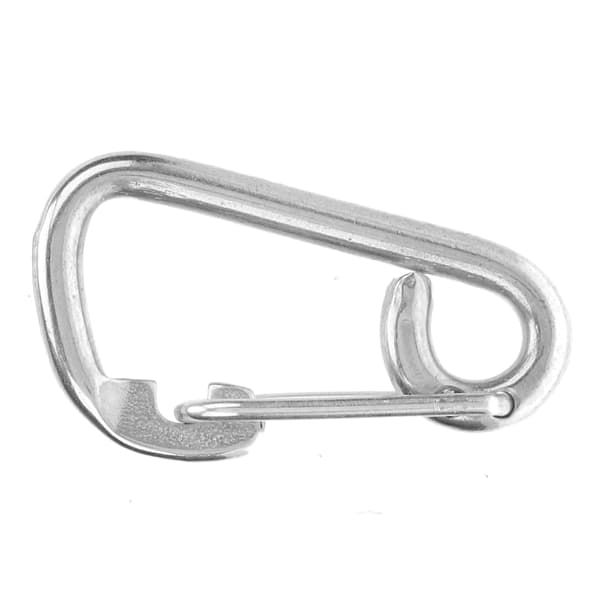 Sikkerhetskrok rustfritt stål smiing enkel rustfri anti-korrosjon sterk fjær snap tilbehør (60mm)