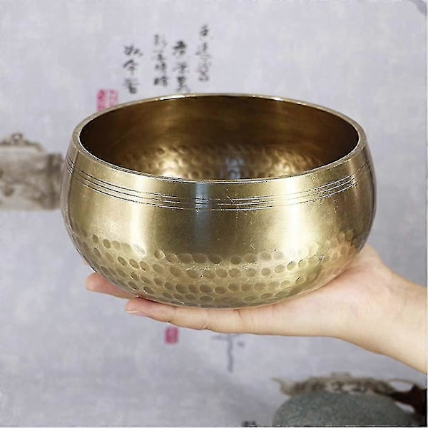 Tibetanska Klangskålar Set för Ljudhealing, Meditation, Chakra - Klassisk Kollektion