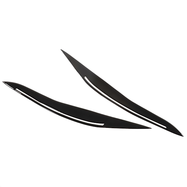 Headlight Eyebrow Cover Black Eye Lid Decoration Trim Replacement for 5 Series F10 2014‑2016