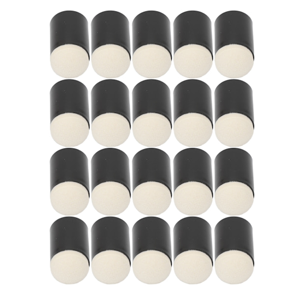 20 kpl Mini Finger Sponge Dauber DIY Craft Pehmeä Piirustus Sieni Dauber Set tummille ympyröille