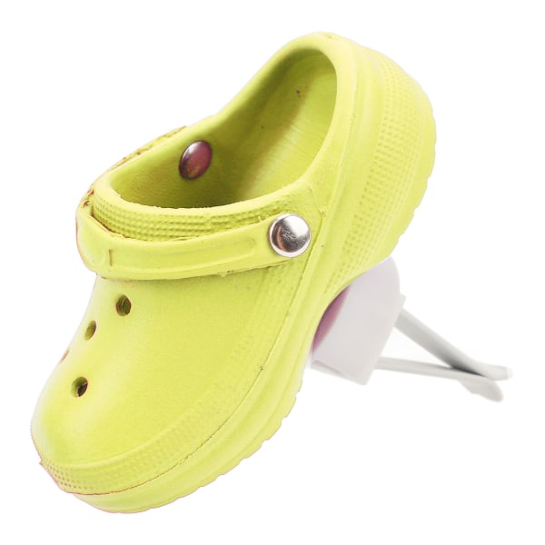 Shoe Shape Car Diffuser Söpö Miniatyyri Shoe Shape Auton tuoksu virkistävään sisustukseen Keltainen
