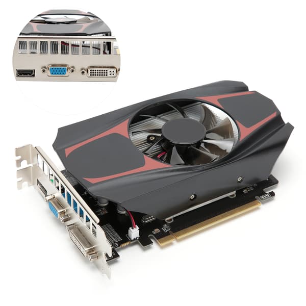 HD7670 1GB Gaming Grafikkort Skjerm Videokort 128bit DDR5 Datakomponenter