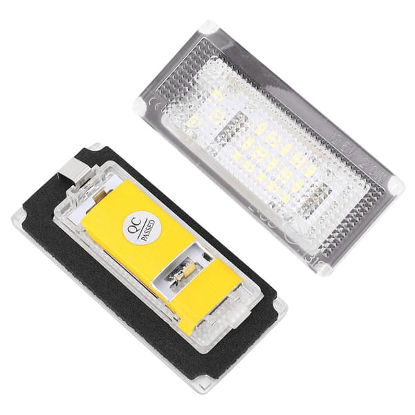 1 par 12V 18 SMD LED nummerpladelygter, passer til Mini Cooper S R53 2001-2006