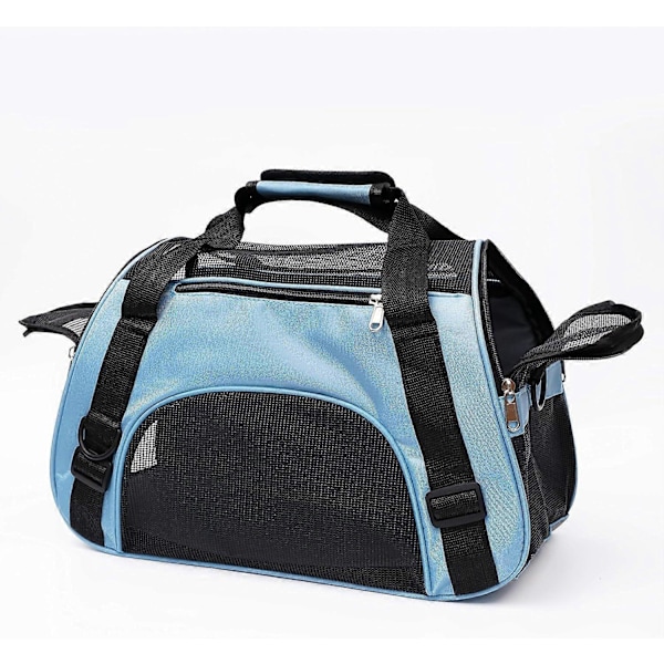 Myk Pet Carrier for Katter, Hundebærer for Små og Medium Katter, Hunder, Valper, Godkjent for Fly opptil 6,8 kg