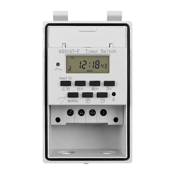 Automatisk digital timer switch relæ programmerbar timer controller