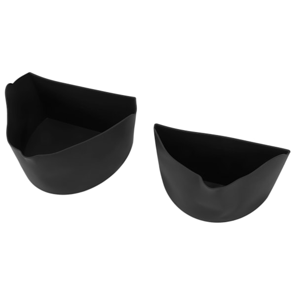 2 i 1 Slow Cooker Divider Gjenbrukbar Mat Grade Silikon Cooker Liner med Løftehåndtak for 6 Quart Pot Svart