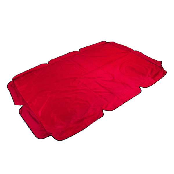 Swing Canopy 600D Silverbelagd Oxfordtyg Vattentät Swing Top Cover för Utomhus Röd