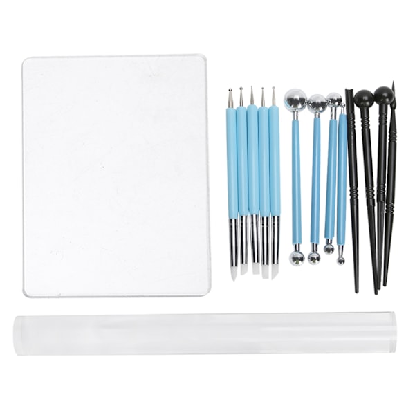 Ball Stylus Clay Sculpting DualEnded Designs Pottery Tools Carving Modeling Tool Set