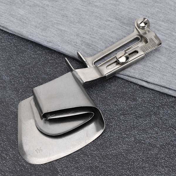 Symaskinsbindare Lockstitch Pressarfot Fållare Rullad Fållbindningsfäste för Hemtextilgardin 4CM
