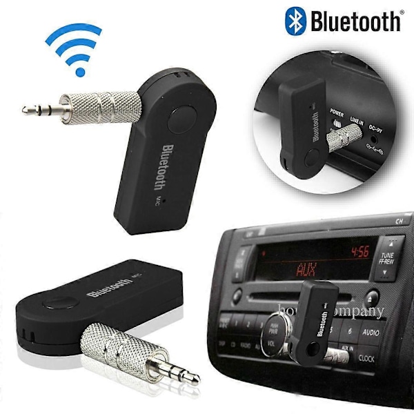 Bluetooth AUX Trådløs Højttaler Receiver Transmitter Audio Musik Receiver Adapter til Hjemmebil